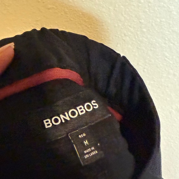 Bonobos Men's Black Straight Leg The Off Duty Trouser Pant M - Picture 9 of 10